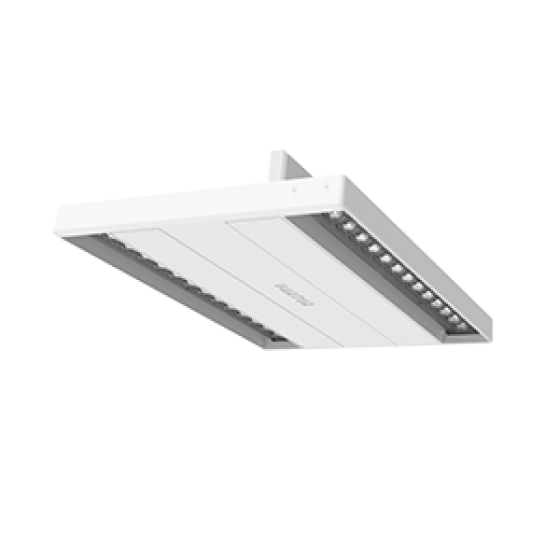 Светодиодный светильник VARTON TT-Crisp Double 295х200х90 мм 46 Вт 4000 К RAL9003 белый муар DALI