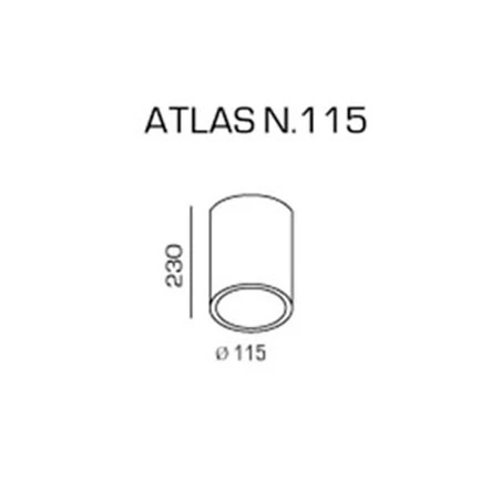 Трековый светодиодный светильник ATLAS N115.160.10
